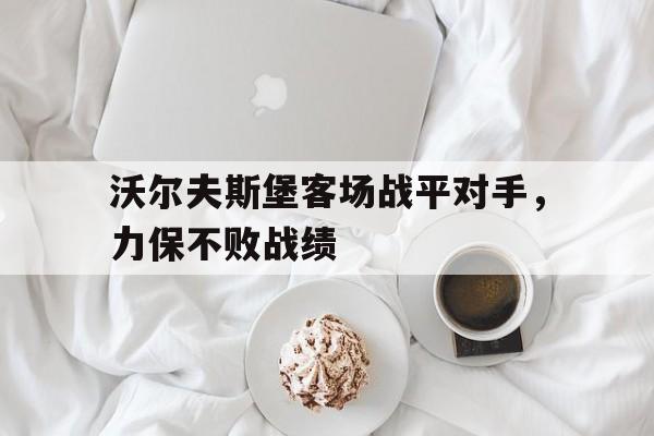 沃尔夫斯堡客场战平对手，力保不败战绩
